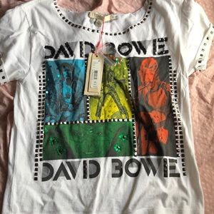 Alice and Olivia embellished David Bowie tee